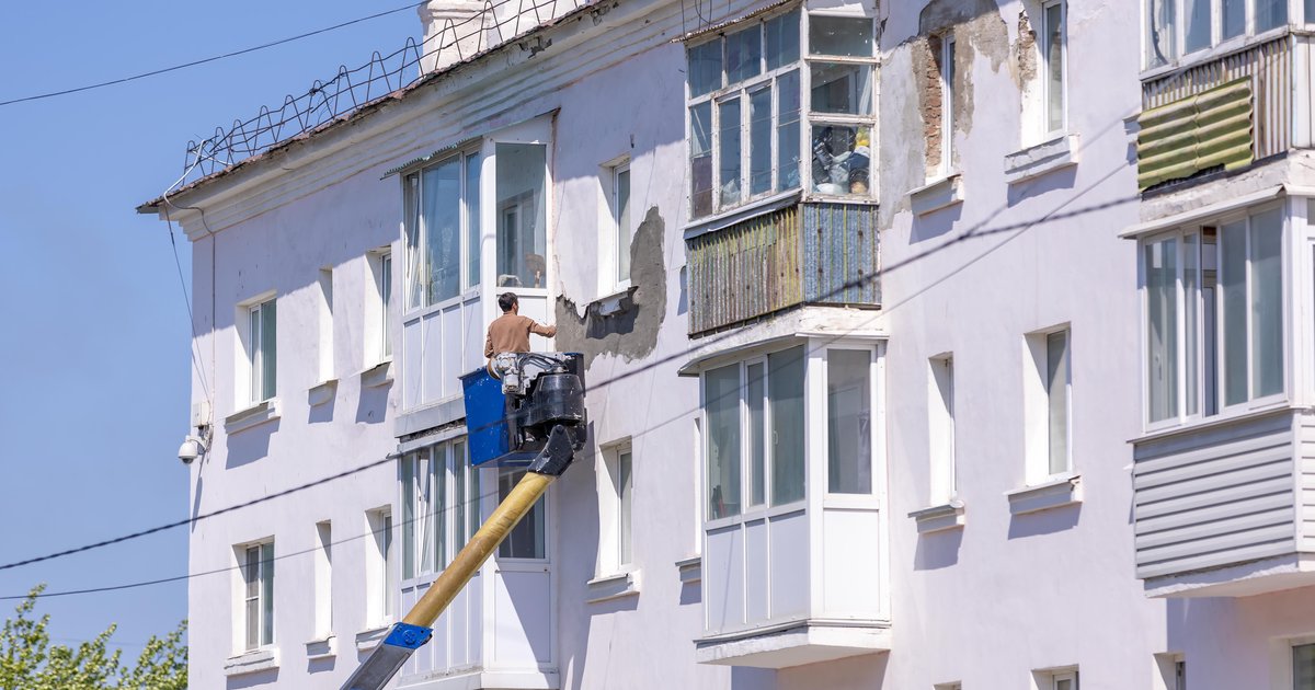 Fassade neu verputzen: Kosten und Preise