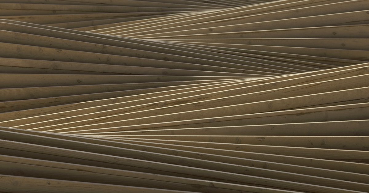 3D Holzfassade: Moderne Oberflächeneffekte